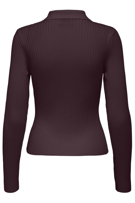 Only onlelisa l/s rib polo rp knt